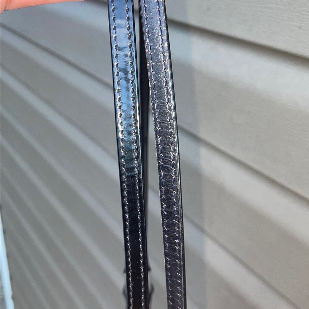 Vintage Stuart Weitzman Navy Blue Bag - Picture 11 of 13
